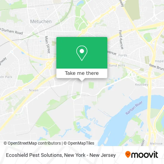 Ecoshield Pest Solutions map