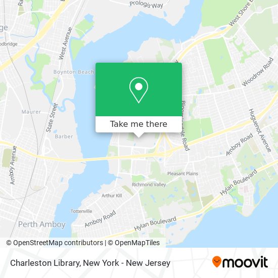 Charleston Library map