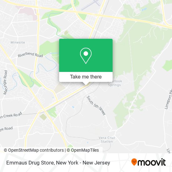 Mapa de Emmaus Drug Store