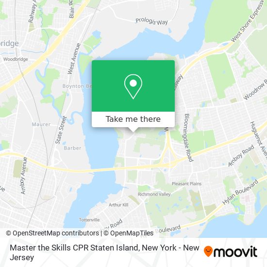 Master the Skills CPR Staten Island map