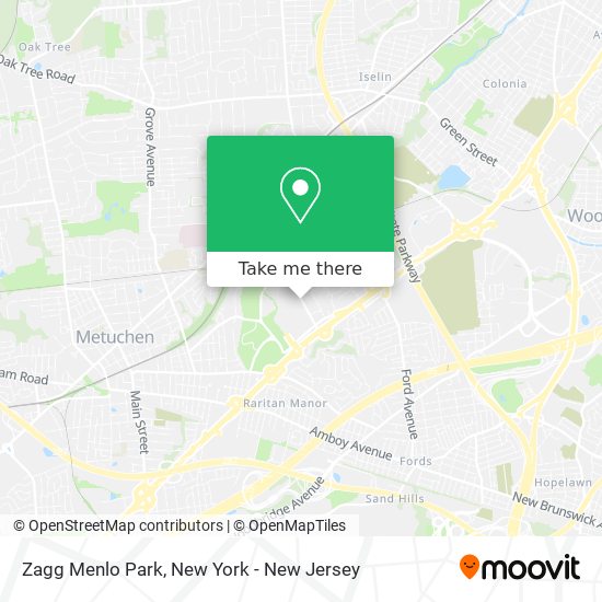 Mapa de Zagg Menlo Park
