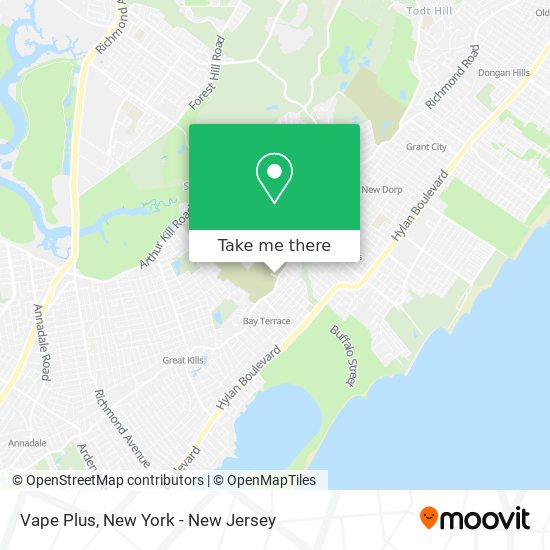 Vape Plus map