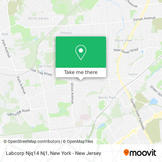 Labcorp Njq14 Nj1 map