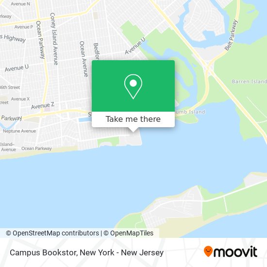 Campus Bookstor map
