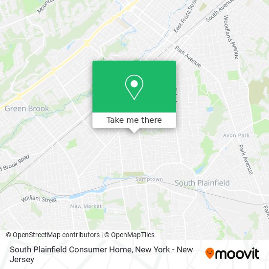 Mapa de South Plainfield Consumer Home