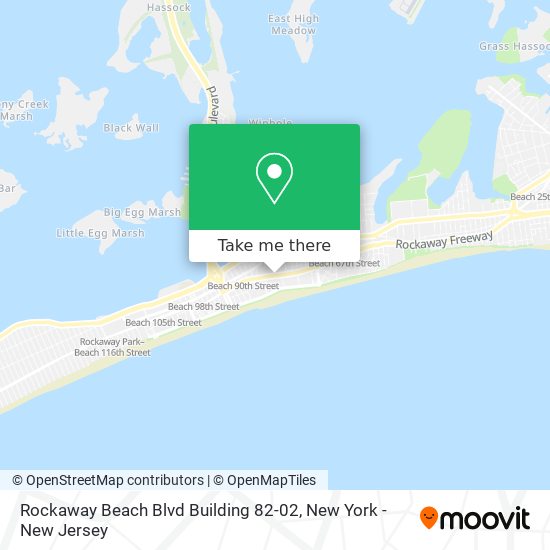 Mapa de Rockaway Beach Blvd Building 82-02