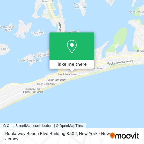 Mapa de Rockaway Beach Blvd Building 8502