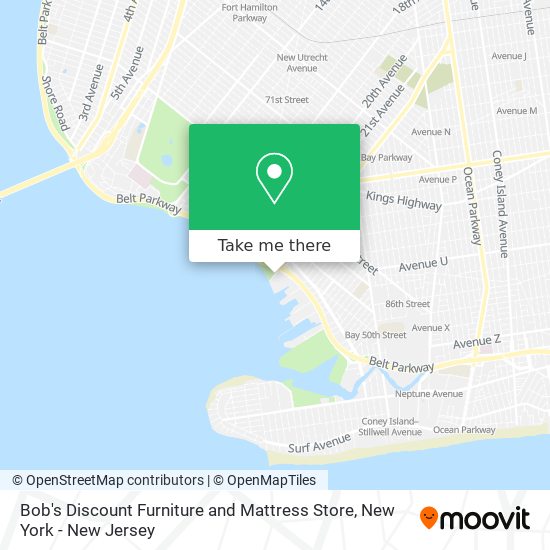 Bob's Discount Furniture and Mattress Store map