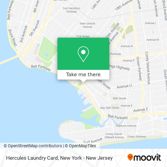 Hercules Laundry Card map