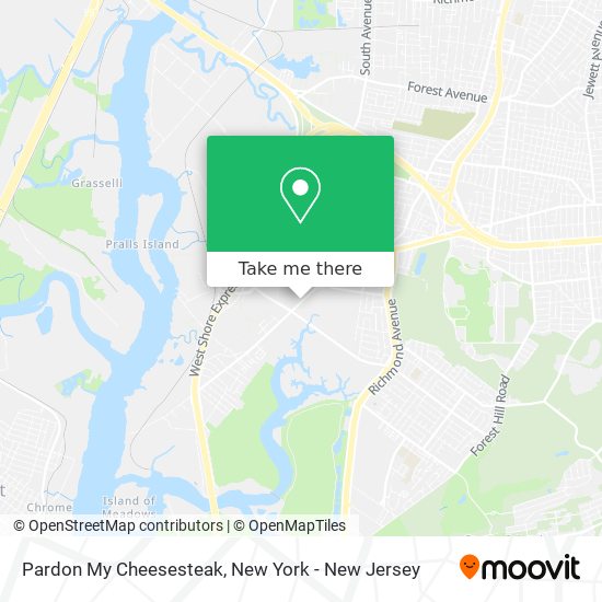 Pardon My Cheesesteak map