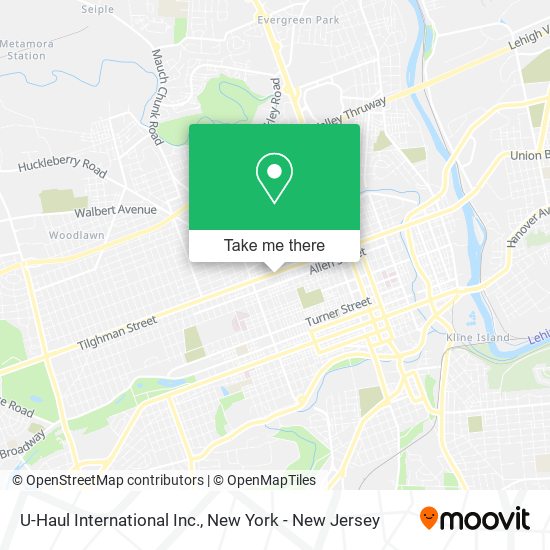 U-Haul International Inc. map