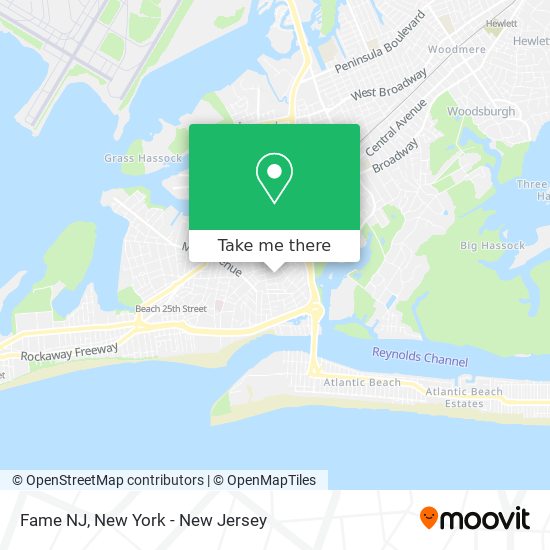 Fame NJ map