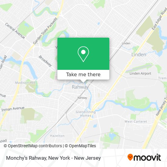 Mapa de Monchy's Rahway