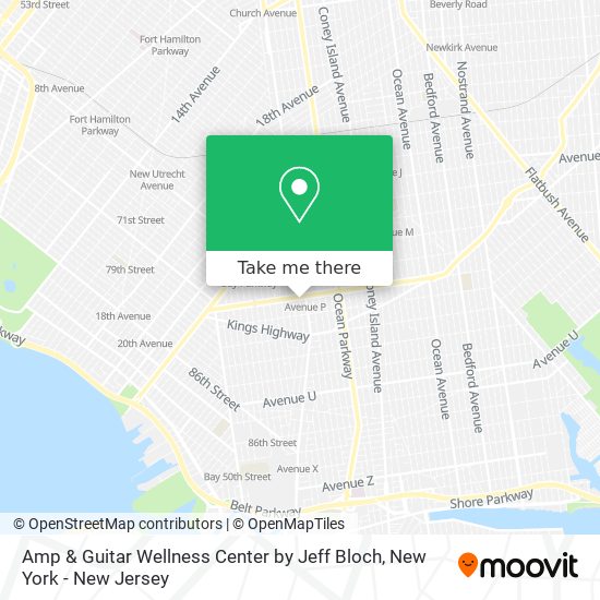 Amp & Guitar Wellness Center by Jeff Bloch map