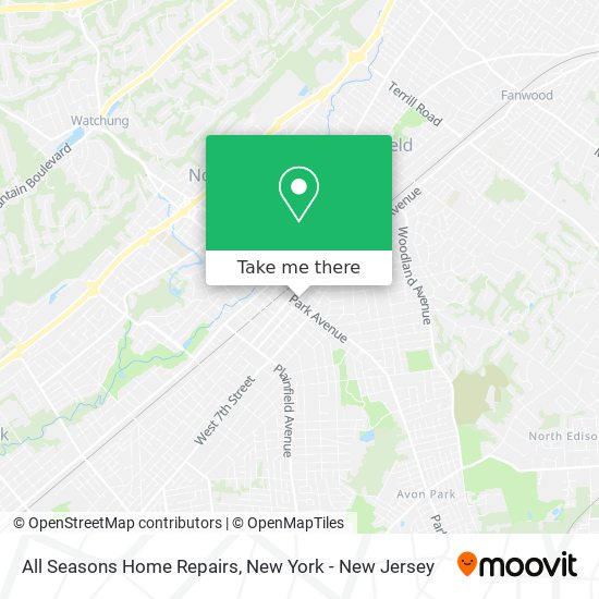 All Seasons Home Repairs map