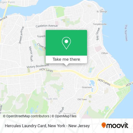 Mapa de Hercules Laundry Card