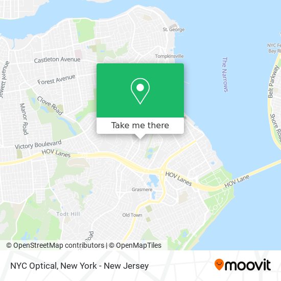 Mapa de NYC Optical