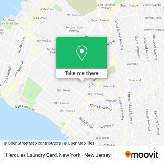 Hercules Laundry Card map