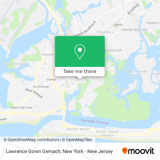 Mapa de Lawrence Gown Gemach