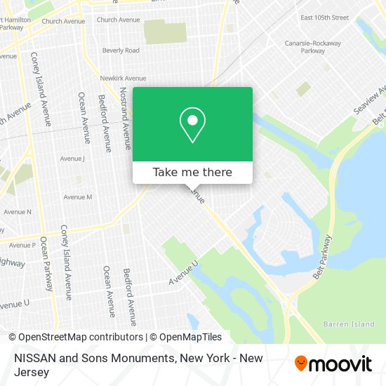 Mapa de NISSAN and Sons Monuments