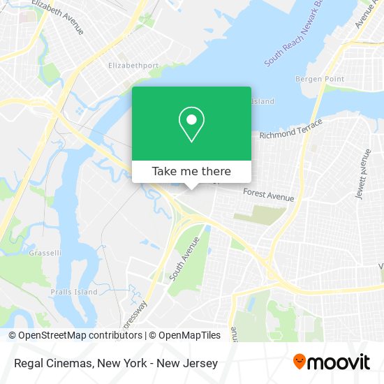 Regal Cinemas map