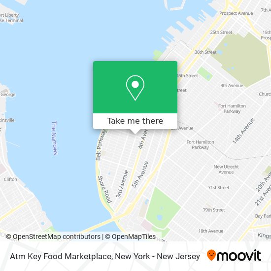 Atm Key Food Marketplace map