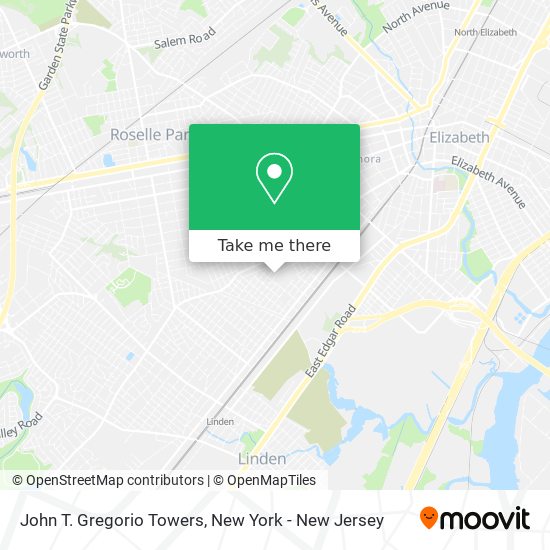 John T. Gregorio Towers map