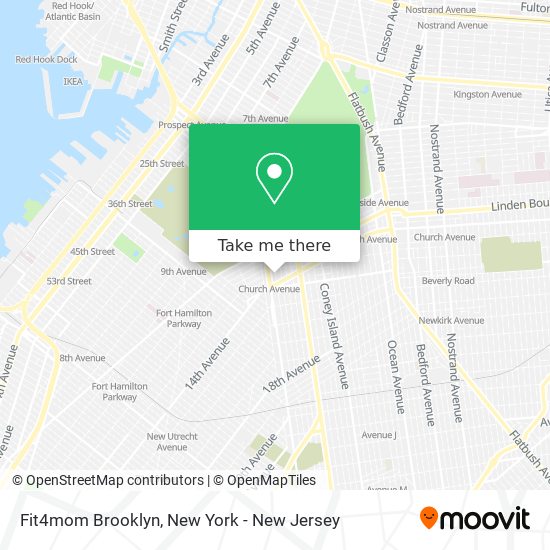 Mapa de Fit4mom Brooklyn