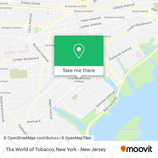Mapa de Tba World of Tobacco