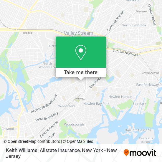 Keith Williams: Allstate Insurance map