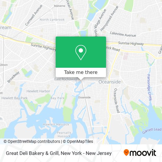 Mapa de Great Deli Bakery & Grill