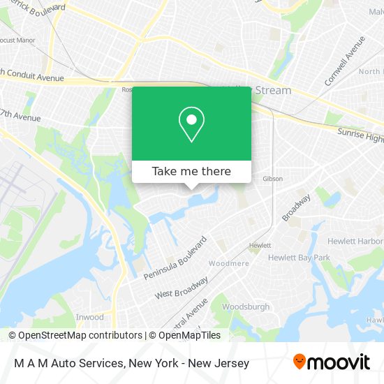 M A M Auto Services map