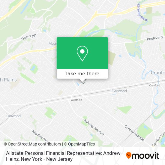 Mapa de Allstate Personal Financial Representative: Andrew Heinz