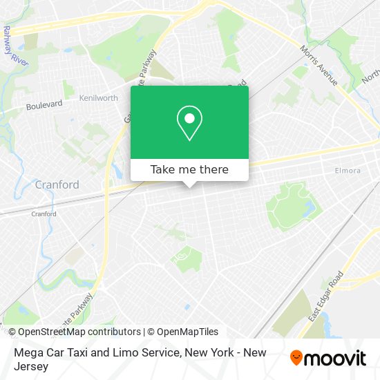 Mapa de Mega Car Taxi and Limo Service