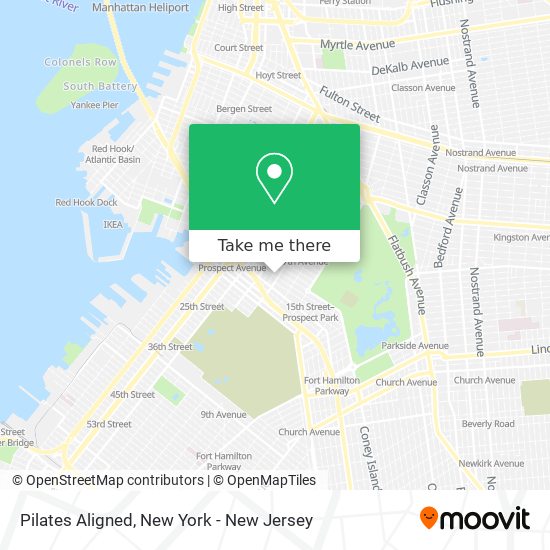 Pilates Aligned map