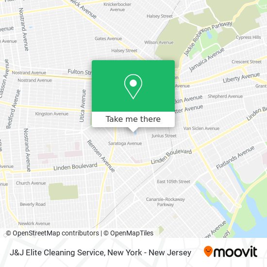 Mapa de J&J Elite Cleaning Service