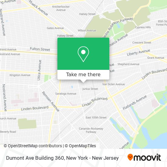 Mapa de Dumont Ave Building 360