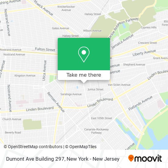 Mapa de Dumont Ave Building 297
