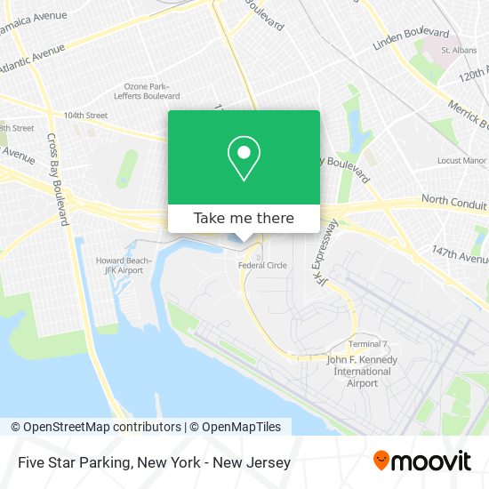 Mapa de Five Star Parking