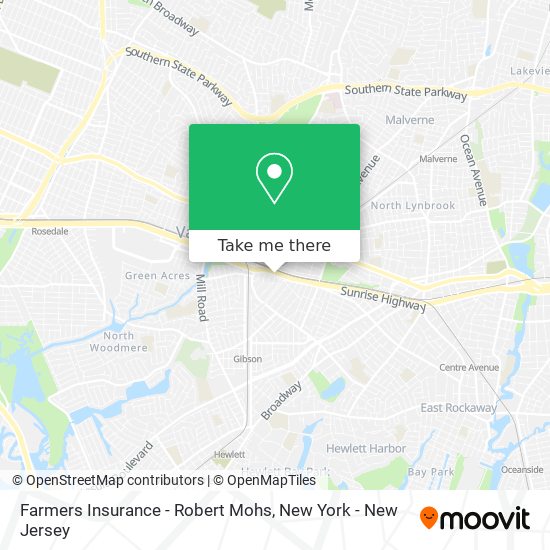 Farmers Insurance - Robert Mohs map