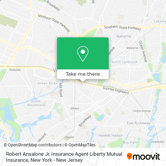 Mapa de Robert Ansalone Jr, Insurance Agent Liberty Mutual Insurance