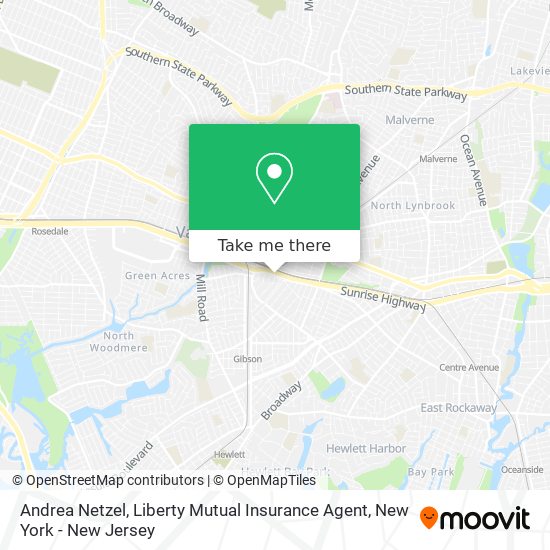 Andrea Netzel, Liberty Mutual Insurance Agent map