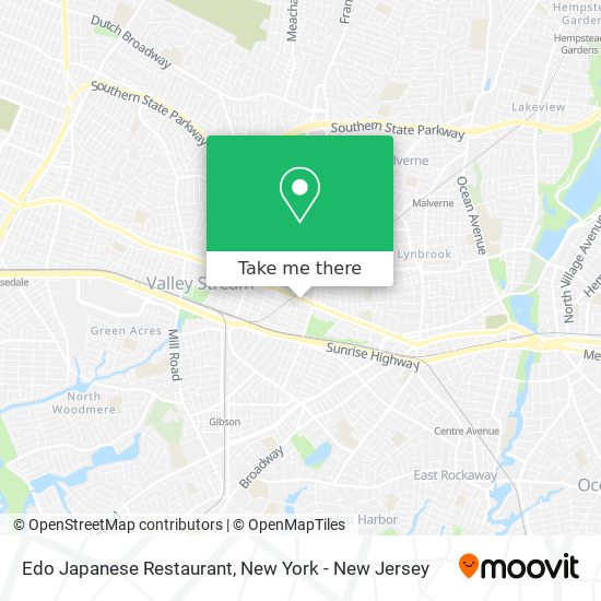 Mapa de Edo Japanese Restaurant