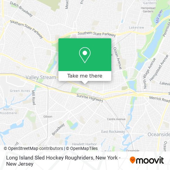 Mapa de Long Island Sled Hockey Roughriders