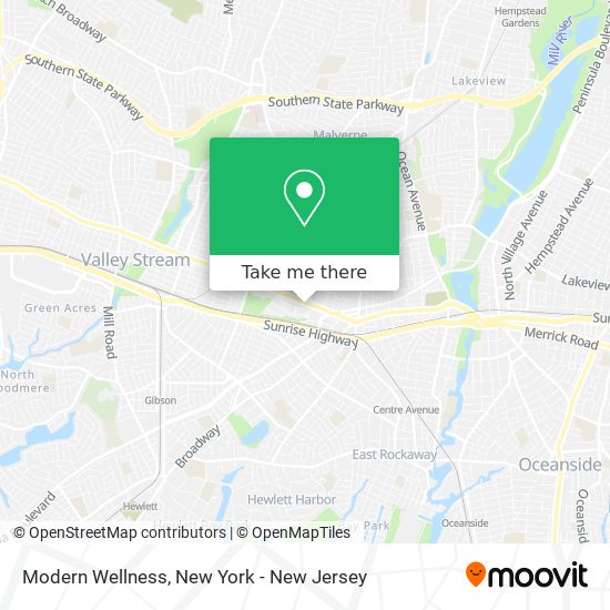 Modern Wellness map