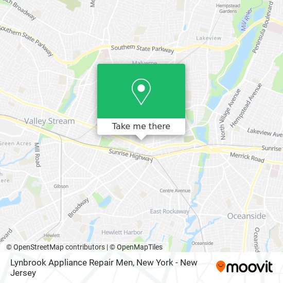 Lynbrook Appliance Repair Men map