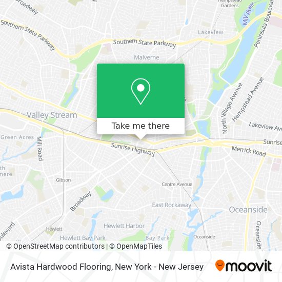 Avista Hardwood Flooring map