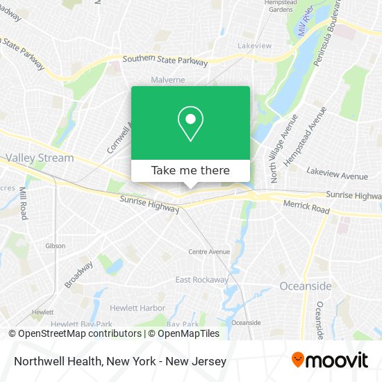 Northwell Health map