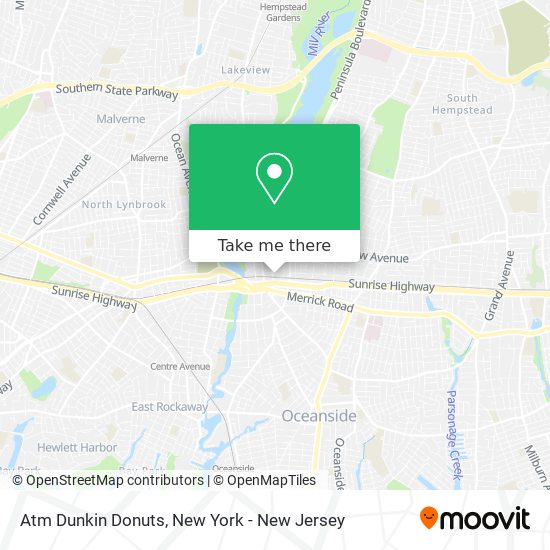 Atm Dunkin Donuts map