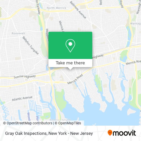 Gray Oak Inspections map